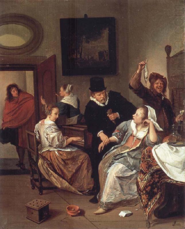 Jan Steen The Doctor-s vistit china oil painting image